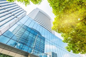 business district and green MCI® Window Protector