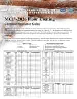 MCI-2026 Floor Coating Chem Resistance
